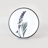 Keramika Çiçek Bahçesi Pasta Tabağı 20 Cm 6 Adet - 18938-39-40-41-42-43