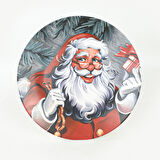 Keramika Noel Baba Servis Tabağı 26 Cm - 17979