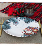 Keramika Tonton Noel Baba Servis Tabağı 26 Cm - 17955