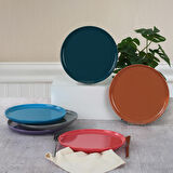 Keramika Nordic Mixed Pasta Tabağı 22 Cm 6 Adet - 406/620