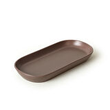 Keramika Mat Açık Taupe Noyan Kayık Tabak 2 Adet 26 Cm 958