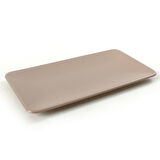 Keramika Mat Toprak Taupe Siera Kayık Tabak 33 Cm 2 Adet 977