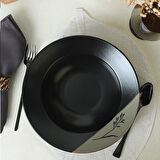 Keramika Trace Of Black Delta Makarna Tabağı 26 Cm 21487