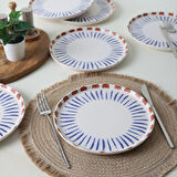Keramika Red Line Pasta Tabağı 22 Cm 6 Adet 21606