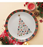 Keramika New Year Çam Servis Tabağı 26 Cm 21652