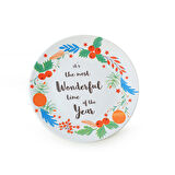 Keramika New Year Wonderful Time Servis Tabağı 26 Cm 21657