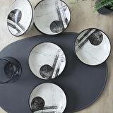 Keramika Shadowy Halka Sosluk / Çerezlik 13 Cm 6 Adet 21783