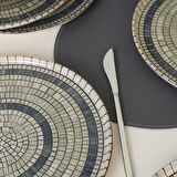 Keramika Mosaic Marvels Servis Tabağı 28 Cm 6 Adet 21620