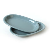 Keramika Yeşil Hitit Kayık Tabak 22 Cm 2 Adet 326