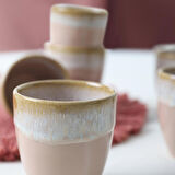 Keramika Shizen Pudra Latte Kupa 8 Cm 6 Adet Q38