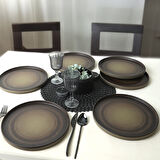 Keramika Vintage Stackable Servis Tabağı 27 Cm 6 Adet 21781