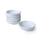 Keramika Mat Beyaz Sirius Çerezlik / Sosluk 12 Cm 6 Adet 022