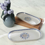 Keramika Sapphire Noyan Kayık Tabak 26 Cm 2 Adet 22745