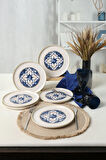 Keramika Wave Flow Nordic Pasta Tabağı 22 Cm 6 Adet 22748