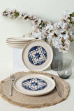 Keramika Wave Flow Nordic Pasta Tabağı 22 Cm 6 Adet 22748