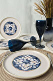 Keramika Wave Flow Nordic Pasta Tabağı 22 Cm 6 Adet 22748