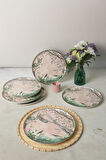 Pink Woods Nordic Servis Tabağı 28 cm 6 Adet 22641