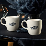 Keramika Amour Bulut Kupa 8 Cm 2 Adet 22661