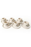 Keramika Deep Collection Mottolu Stackable Çay Takımı 12 Parça 6 Kişilik 22650-55