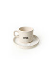 Keramika Deep Collection Mottolu Stackable Çay Takımı 12 Parça 6 Kişilik 22650-55