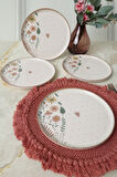 Keramika Soft Bloom Nordic Pasta Tabağı 22 Cm 4 Adet 22875