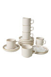 Keramika Bronze Bloom Stackable Çay Takımı 12 Parça 6 Kişilik 22928-29