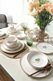 Keramika Bronze Palmiye Yemek Takımı 24 Parça 6 Kişilik 22901-02-03