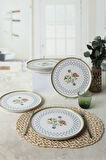 Keramika Rose Line Nordic Servis Tabağı 28 Cm 6 Adet 22911