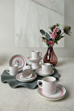 Keramika Rose Line Nordic Kahve Takımı 12 Parça 6 Kişilik 22910-12