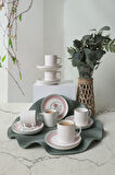 Keramika Rose Line Nordic Kahve Takımı 12 Parça 6 Kişilik 22910-12