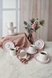 Keramika Rose Line Nordic Kahve Takımı 12 Parça 6 Kişilik 22910-12