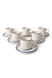 Keramika Marine Wonders Stackable Çay Takımı 12 Parça 6 Kişilik 22741-22905