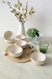 Keramika Bronze Bloom Bulut Kase 12 Cm 6 Adet 22928