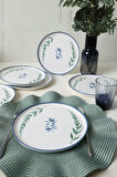 Keramika Daphne Nordic Pasta Tabağı 22 Cm 6 Adet 22923