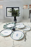 Keramika Daphne Nordic Pasta Tabağı 22 Cm 6 Adet 22923