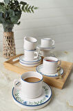 Keramika Daphne Stackable Çay Takımı 12 Parça 6 Kişilik 22921-24