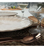 Keramika Vintage Cream Sirius Servis Tabağı 27 Cm 6 Adet 22146