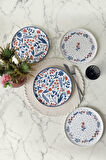 Keramika Dot & Bloom Nordic Pasta Tabağı 22 Cm 4 Adet 22963-64