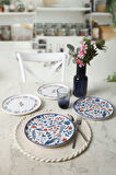Keramika Dot & Bloom Nordic Pasta Tabağı 22 Cm 4 Adet 22963-64