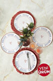 Keramika Enjoy Your Food Nordic Servis Tabağı 28 cm 4 Adet 22973