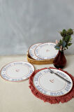 Keramika Enjoy Your Food Nordic Servis Tabağı 28 cm 4 Adet 22973