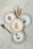 Keramika Floral Essence Assos Pasta Tabağı 22 Cm 4 Adet / 22890-93-94-22949