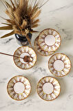 Keramika Worn Gold Halka Çerezlik / Sosluk 13 Cm 6 Adet 22967