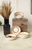 Keramika Worn Gold Halka Çerezlik / Sosluk 13 Cm 6 Adet 22967