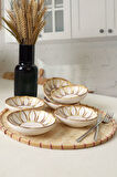 Keramika Worn Gold Halka Çerezlik / Sosluk 13 Cm 6 Adet 22967