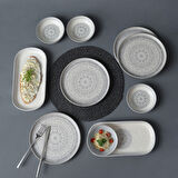 Keramika Stone Kahvaltı Takımı 10 Parça 4 kişilik 21426-27