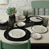 Keramika Shade Flowers Kahvaltı Takımı 10 Parça 4 kişilik 21847-48