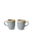 Keramika Shizen Gri Bulut Kupa 9 Cm 2 Adet 613