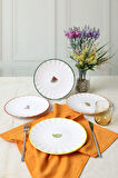 Keramika Fruit Feast Sirius Pasta Tabağı 22 Cm 4 Adet 23108-11