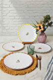 Keramika Fruit Feast Sirius Servis Tabağı 27 Cm 4 Adet 23108-09-10-11